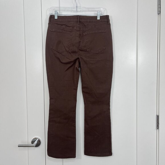 NYDJ Size 10P Brown Billie Mini Bootcut Jeans - Picture 7 of 13